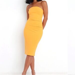 Petal and Pup White Haven Dress in Orange worn once